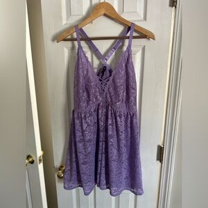 Torrid Curve SZ 3 Lavender Nightie Lace. NWOT never washed or worn ! Beautiful!